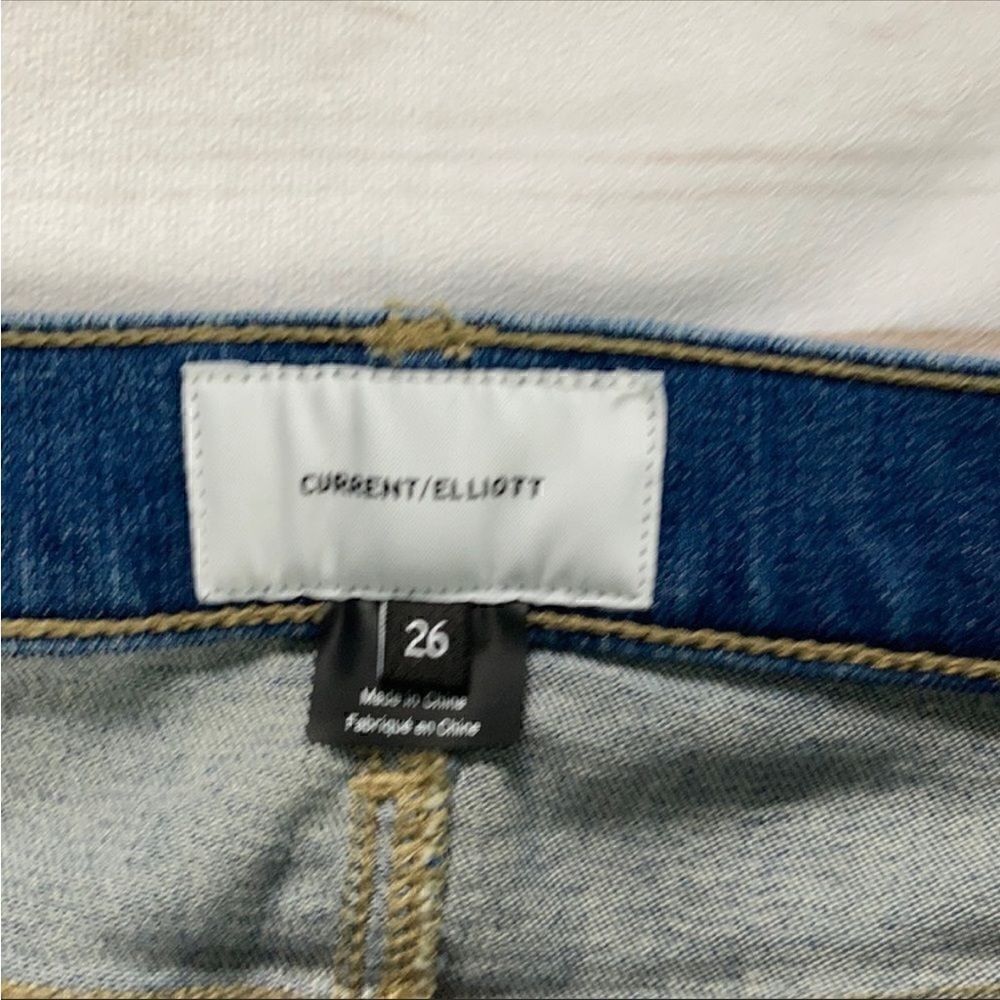 Current/Elliott Distressed Jeans - Picture 4 of 14